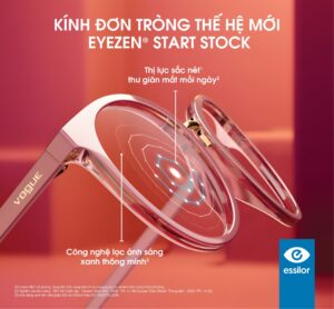 Essilor Eyezen Start Stock – Giảm Mỏi Mắt, Bảo Vệ Thị Lực